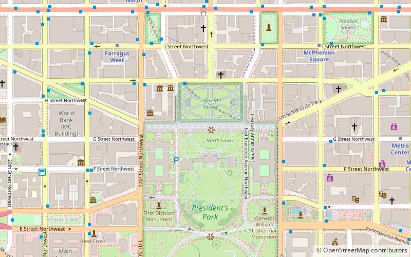 White House Family Theater location map