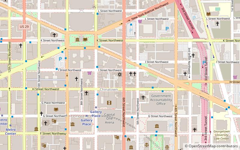 Sixth & I location map