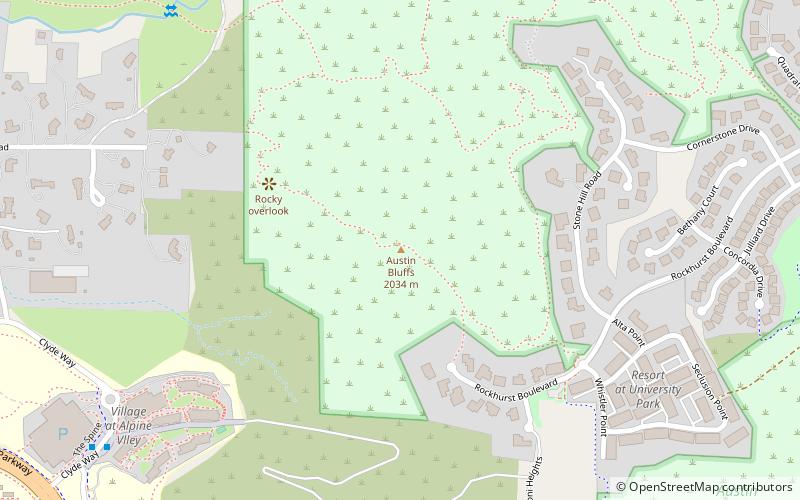 austin bluffs colorado springs location map