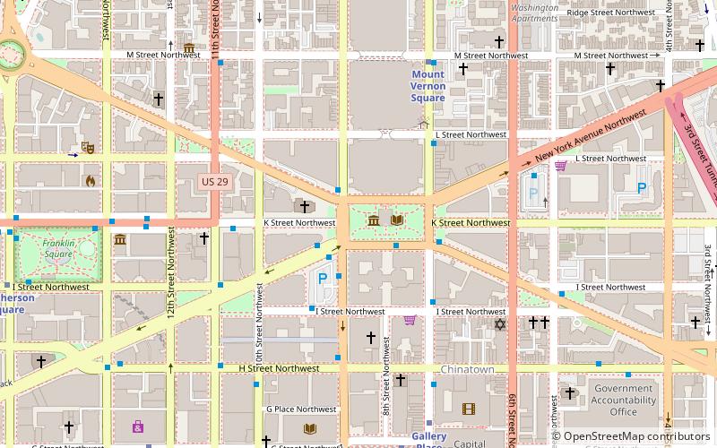 Plaza de Mount Vernon location map