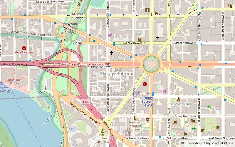 Foggy Bottom location map