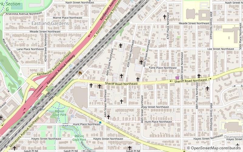 First Baptist Church of Deanwood location map