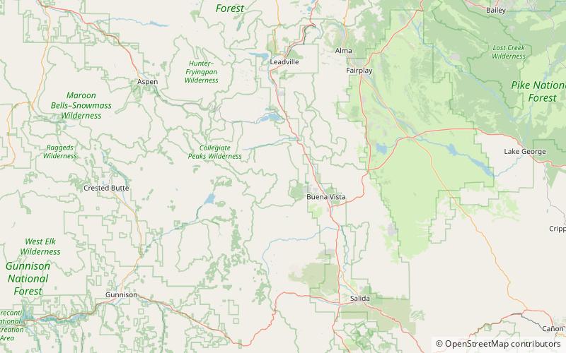 Mount Columbia location map