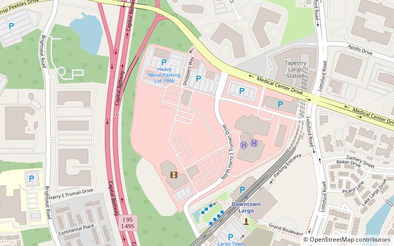 Boulevard at the Capital Centre location map