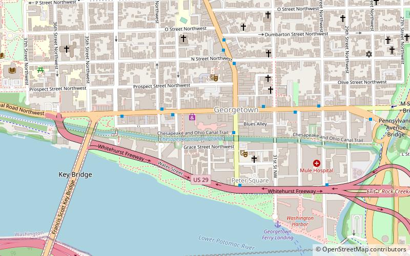Georgetown Market location map