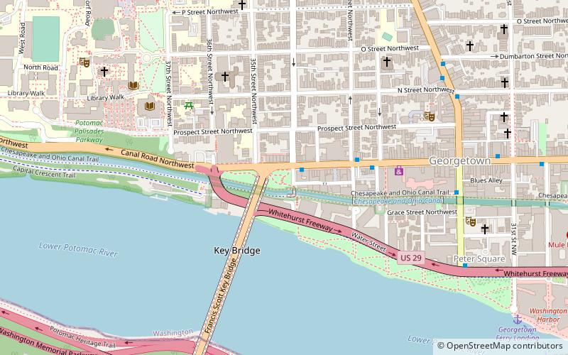 Francis Scott Key Memorial location map