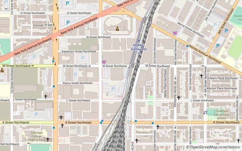 Woodward & Lothrop Service Warehouse location map