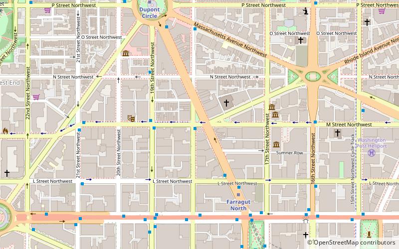 m street waszyngton location map