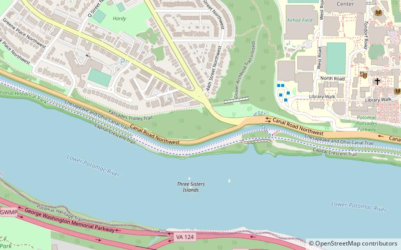 Potomac Palisades Site location map