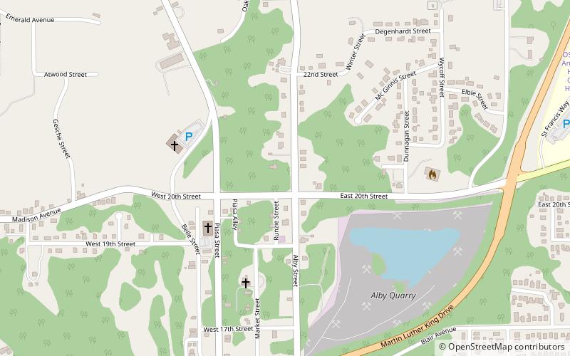 McPike Mansion location map