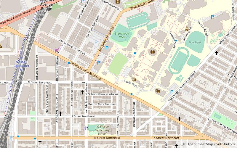 District historique de Gallaudet College location map