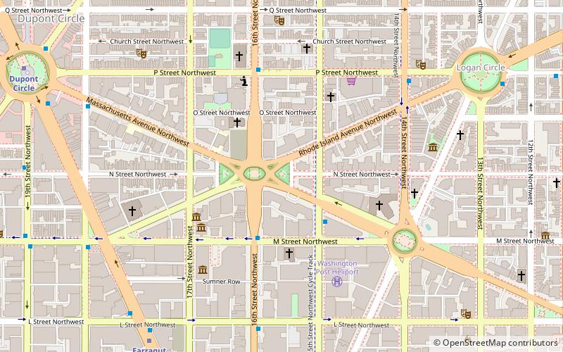 Samuel Hahnemann Monument location map