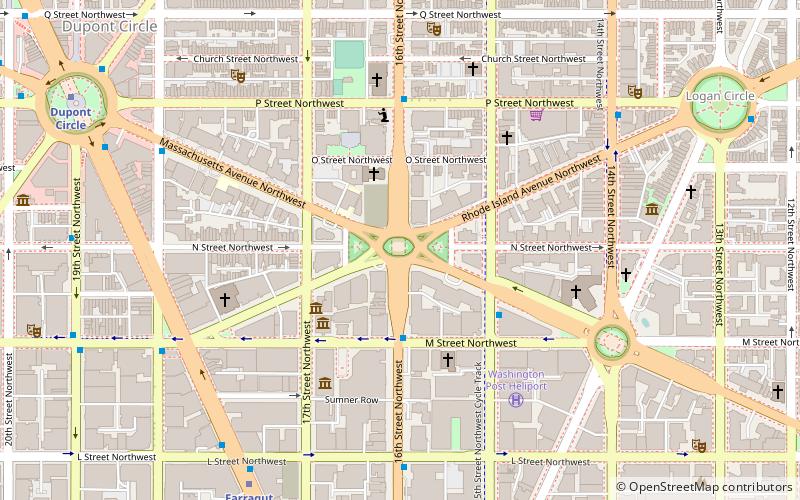 Scott Circle location map