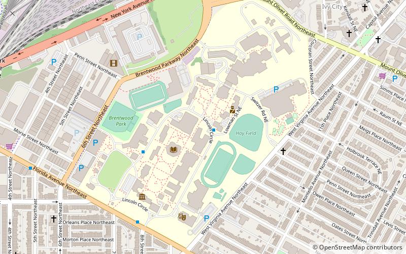 Gallaudet University location map