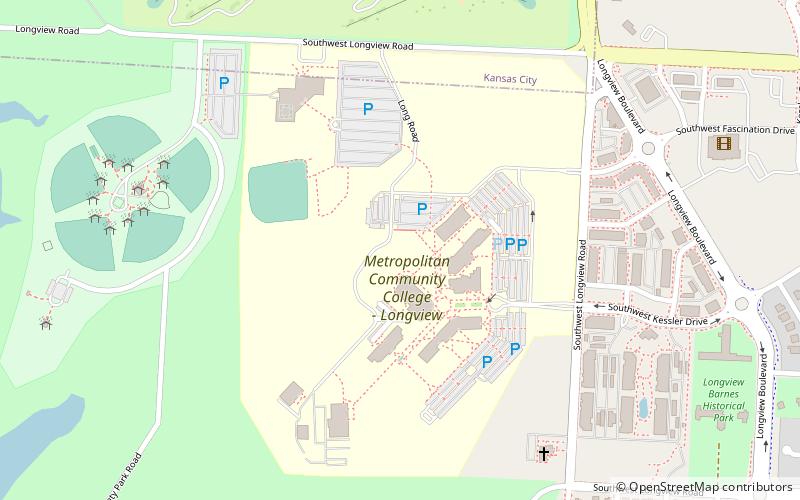 Longview Community College location map