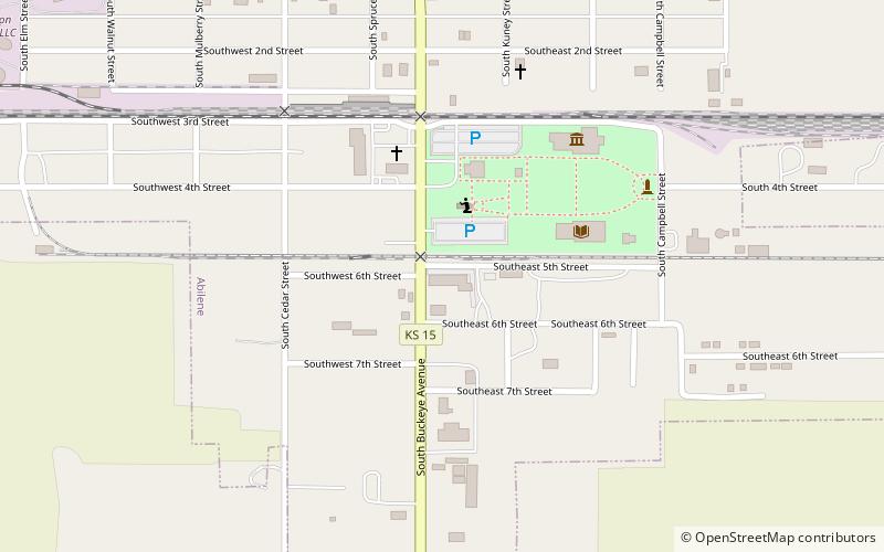 Old Abilene Town location map