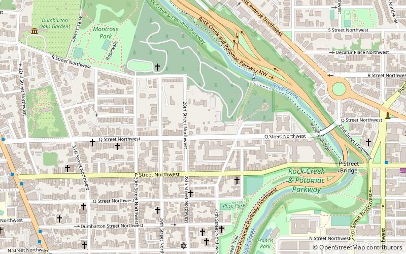 Dumbarton House location map