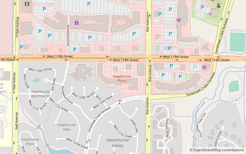 Hawthorne Plaza location map