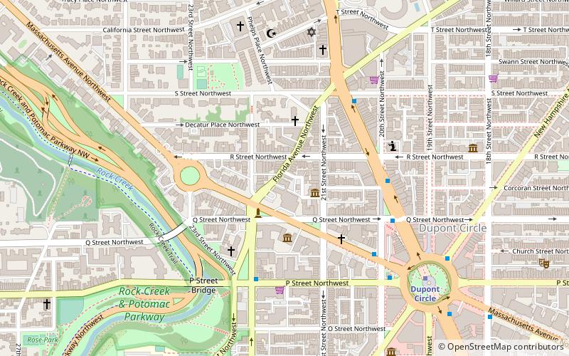 Rond-point Sheridan location map