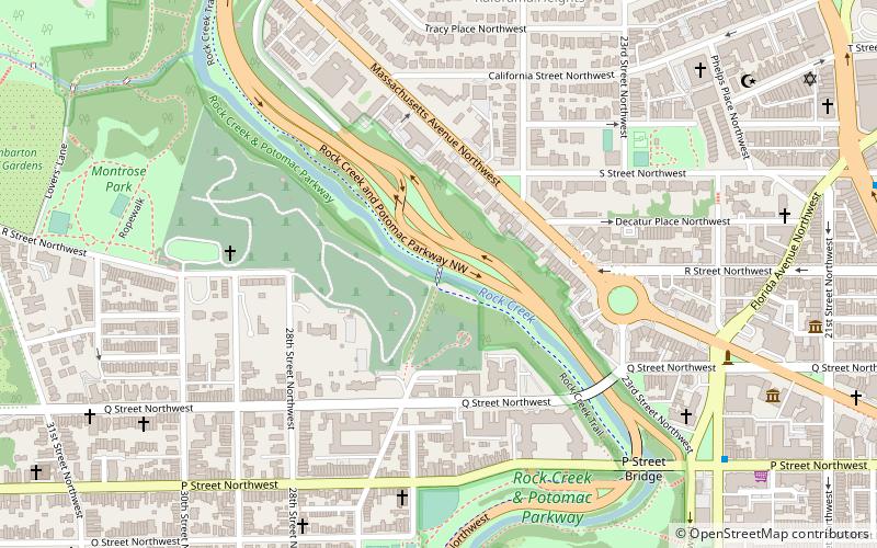 Lyon's Mill Footbridge location map