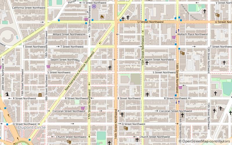 Sixteenth Street Historic District location map