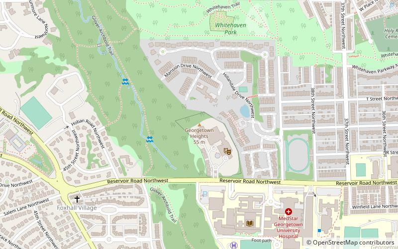 Georgetown University Medical Center location map