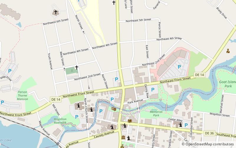 bank house milford location map