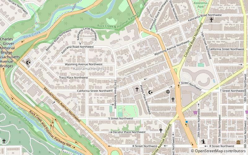 Anthony Holmead Archeological Site location map