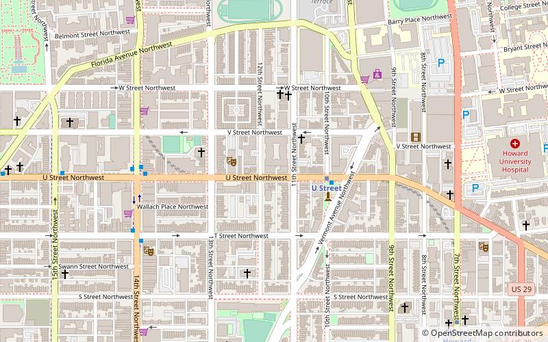 U Street Music Hall location map