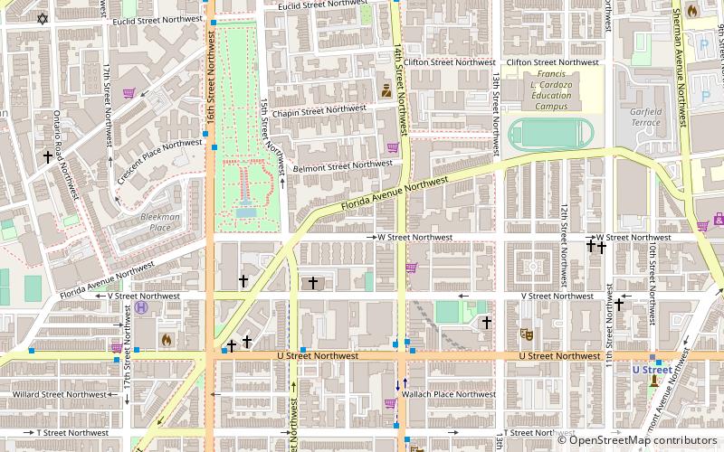 Mary Ann Shadd Cary House location map