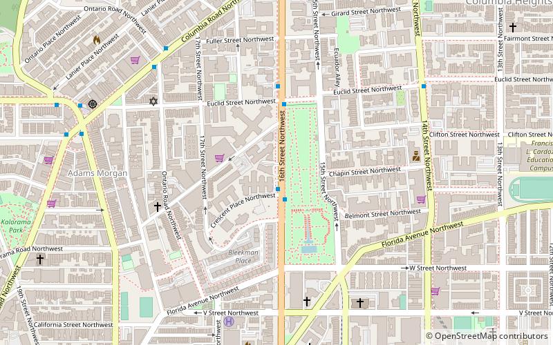 Meridian Mansions location map