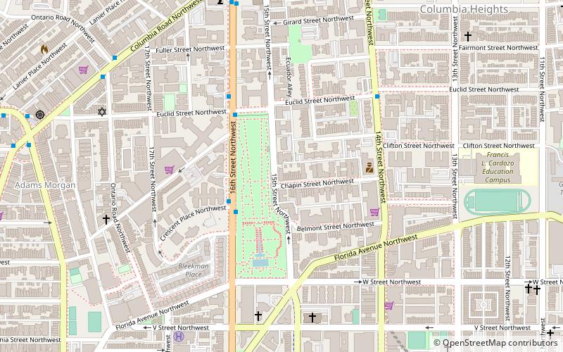 Meridian Hall location map