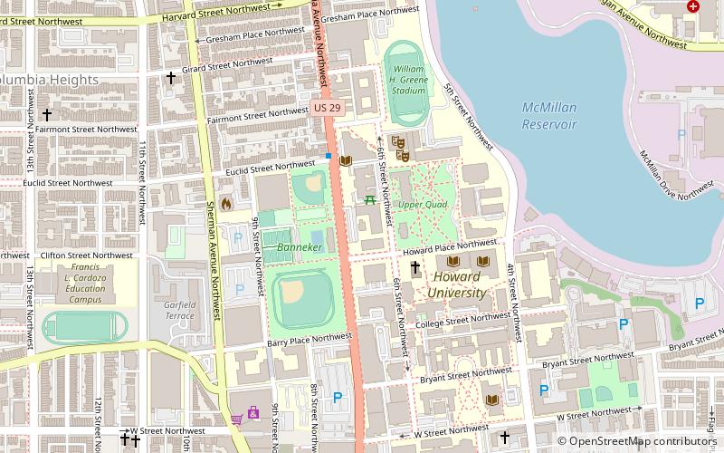 Howard Hall location map