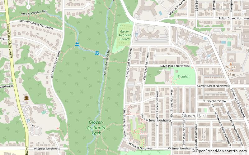 Glover-Archbold Park location map