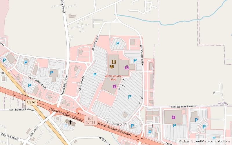 Alton Square Mall location map