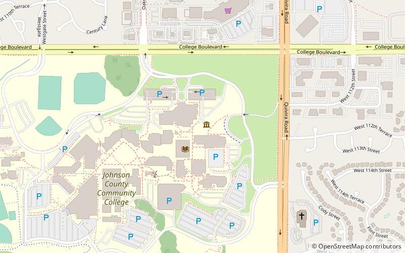 Nerman Museum of Contemporary Art location map