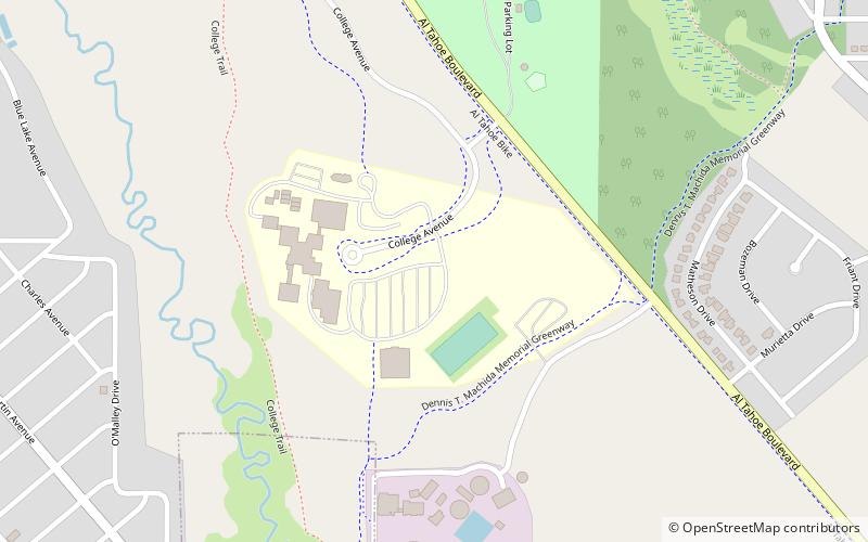 Lake Tahoe Community College location map