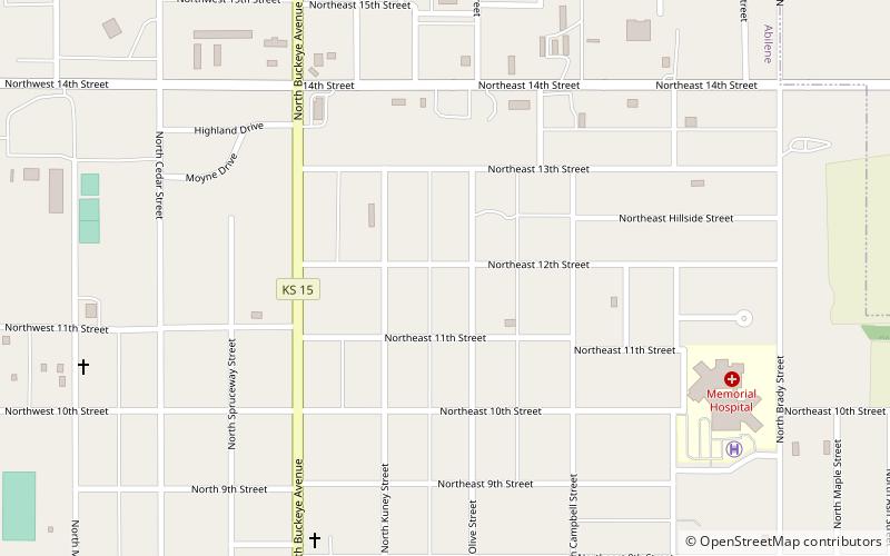 berger house abilene location map