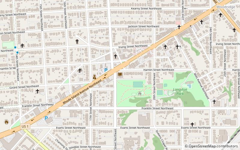 Woodridge Neighborhood Library location map