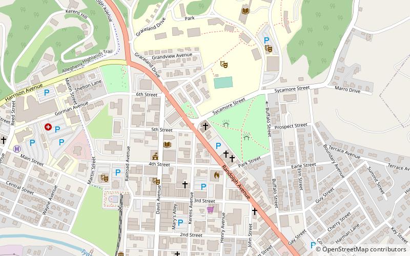 Davis Memorial Presbyterian Church location map