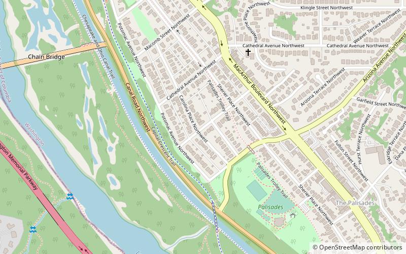 potomac heights waszyngton location map