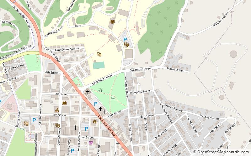 Warfield-Dye Residence location map