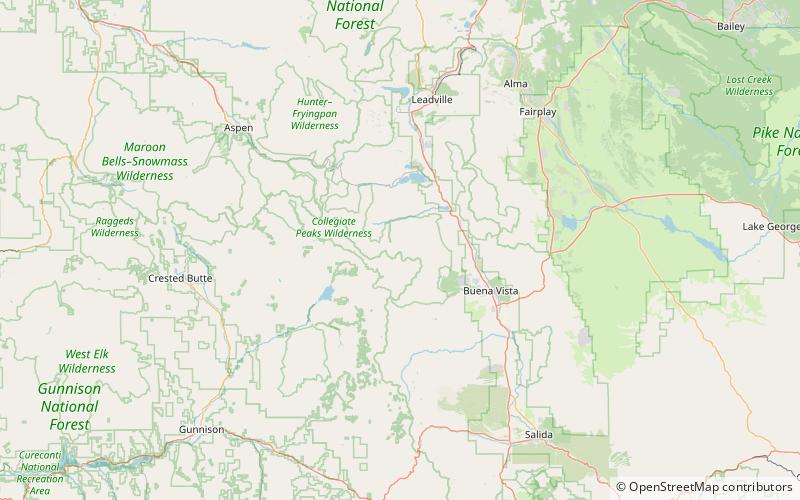 Emerald Peak location map