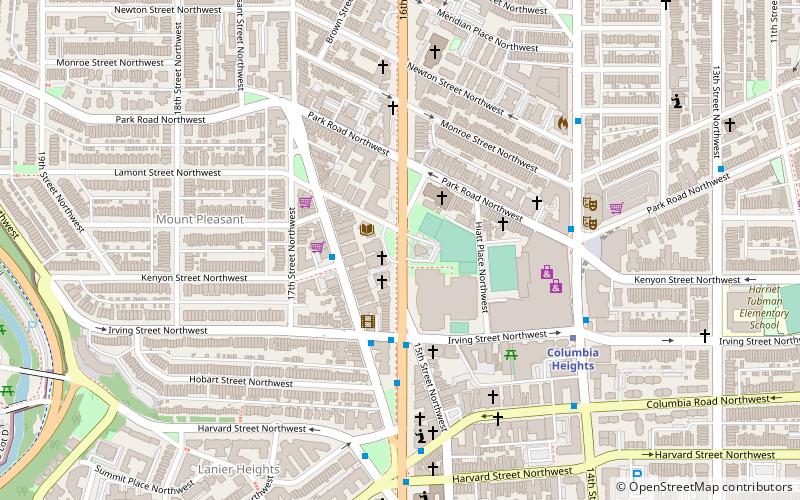 Mount Pleasant Library location map