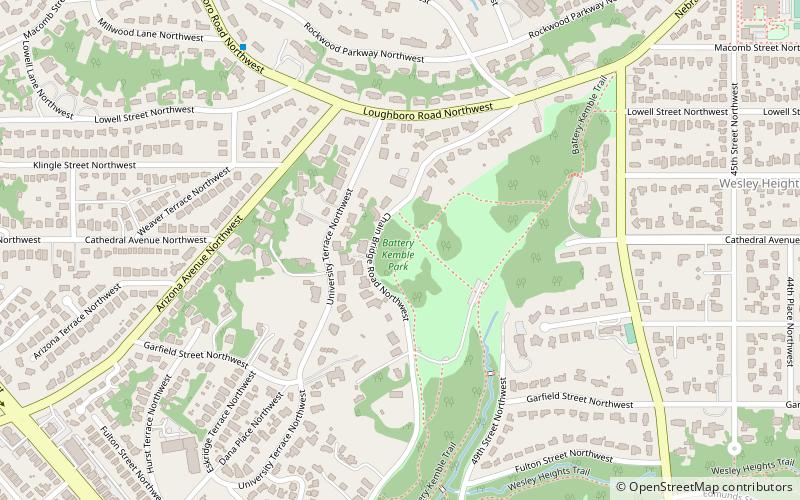 Battery Kemble Park location map