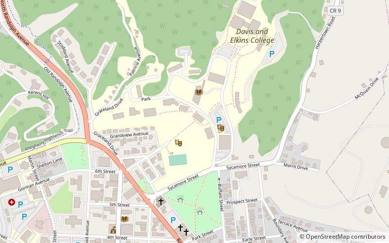 Albert and Liberal Arts Halls location map