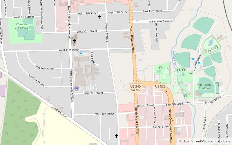 Rose Hill location map