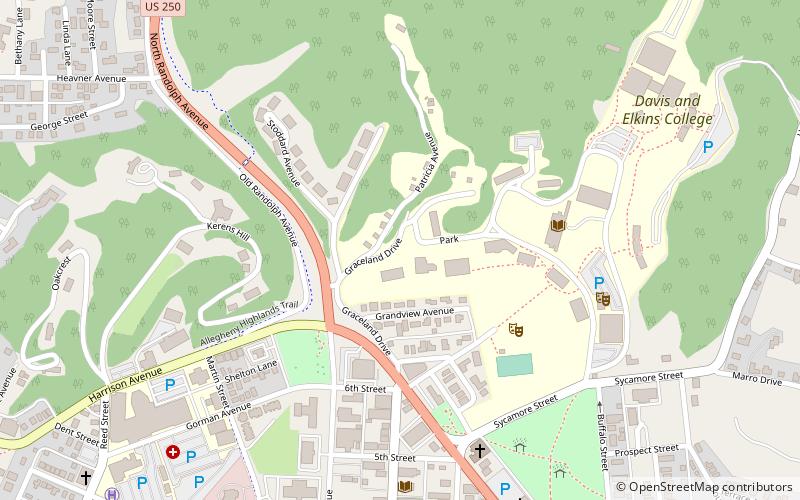 Graceland location map