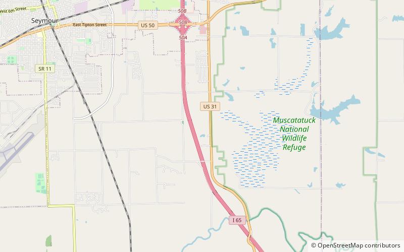 Muscatatuck County Park location map