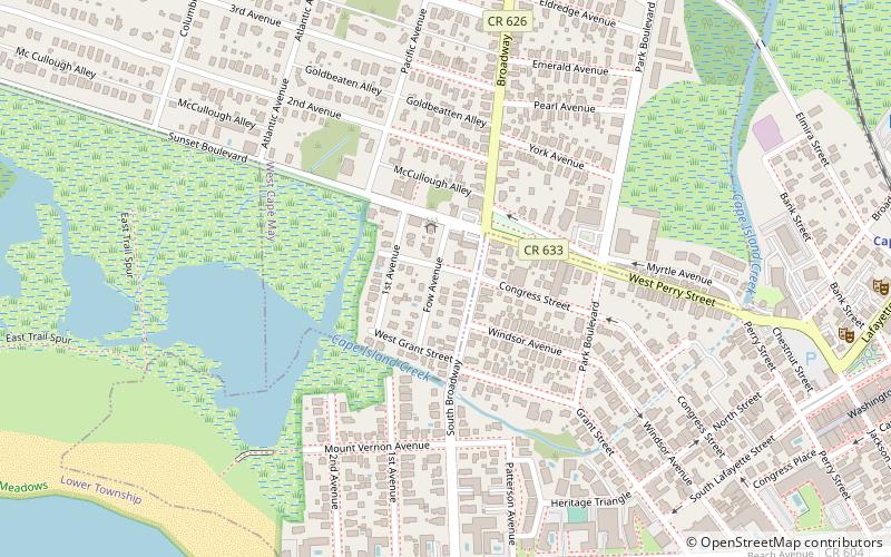 Whilldin–Miller House location map